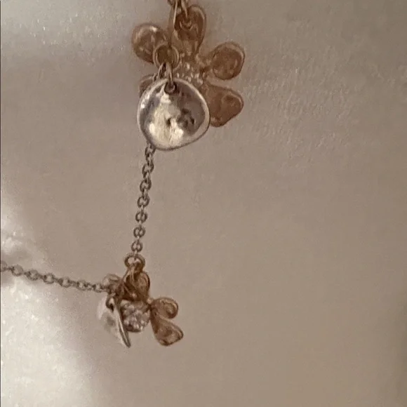 J. Jill Gold and Silver Floral Necklace - Picture 5 of 10